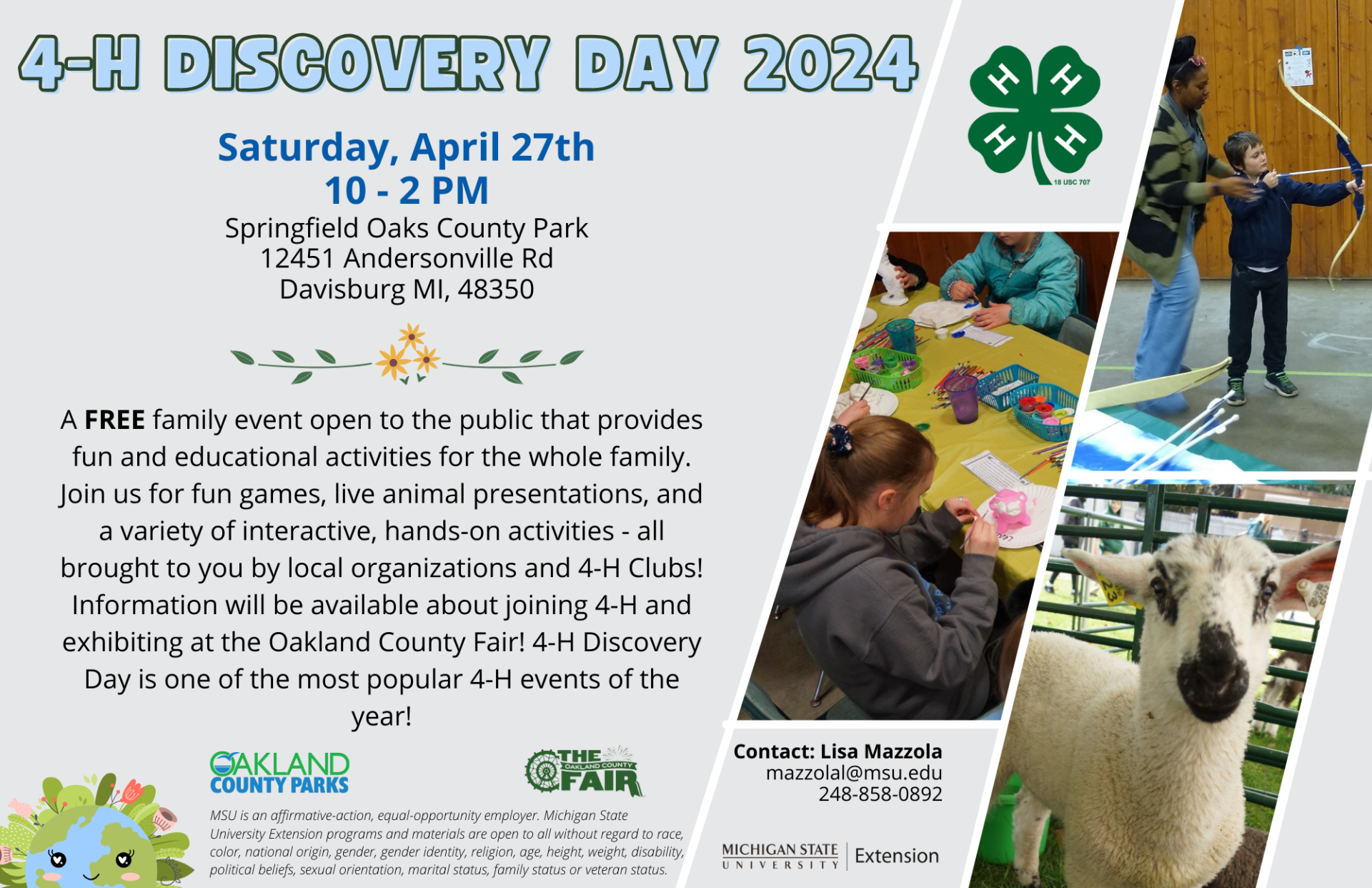 4H Discovery Day Flyer