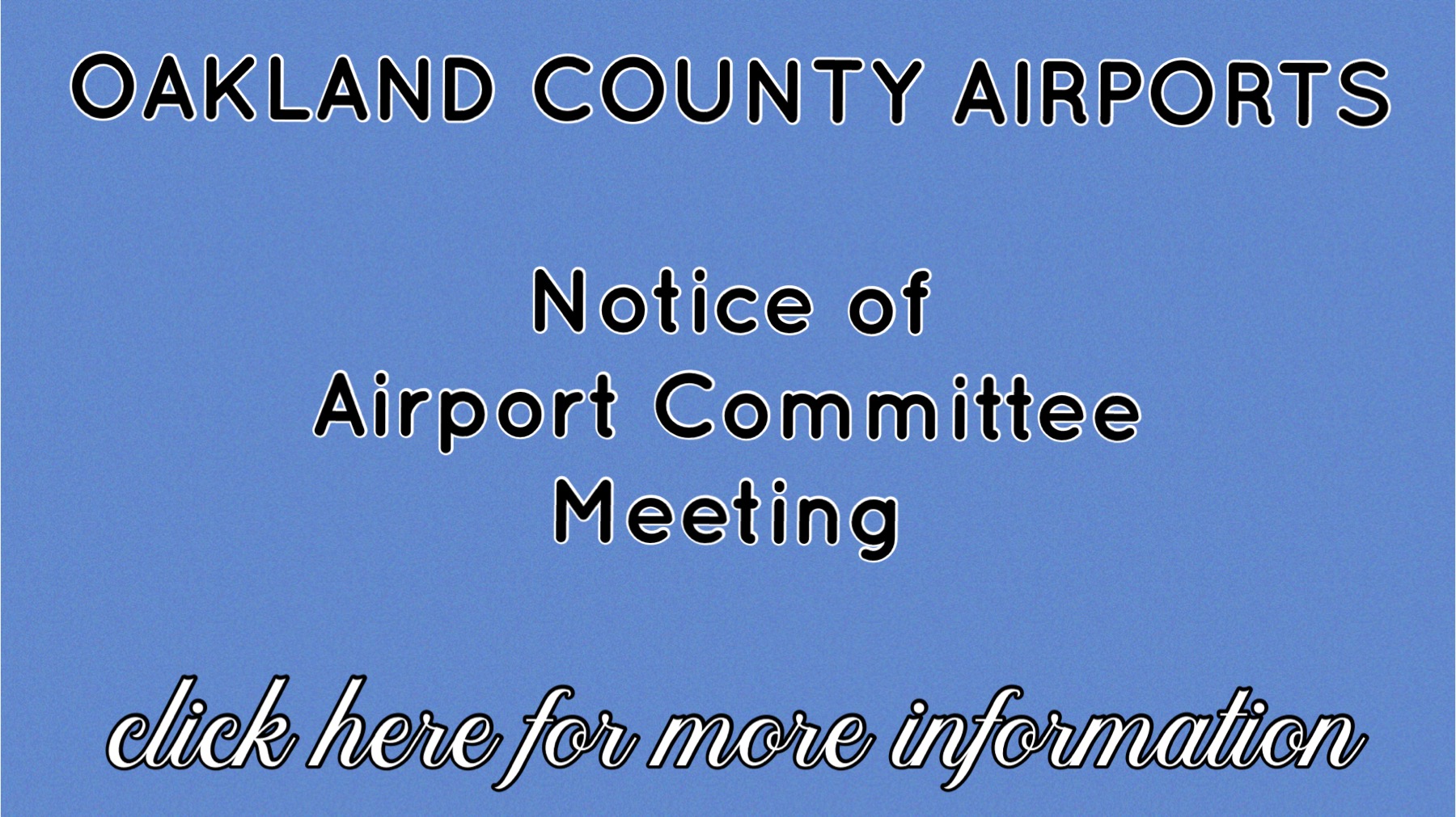 Notice of Airport Committee Meeting