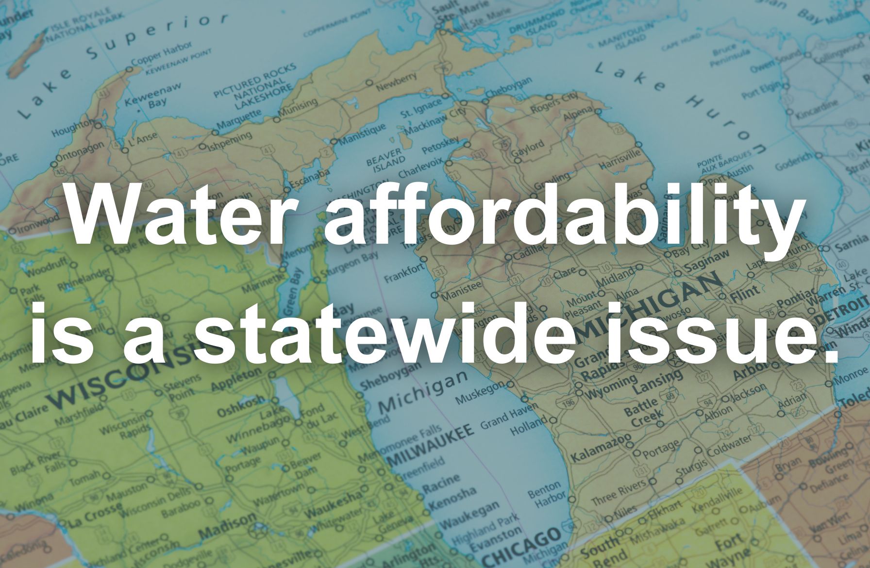 Water affordability is a statewide issue.