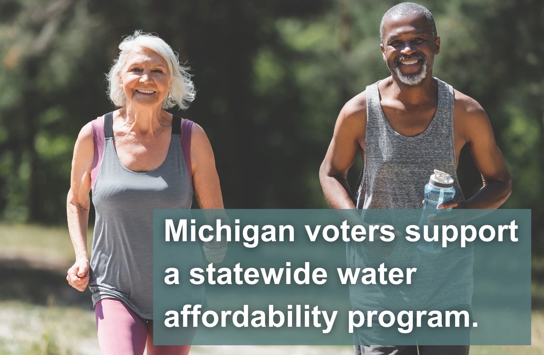 Michigan voters support a statewide water affordability program.