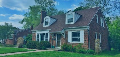 Two story home on a sunny day