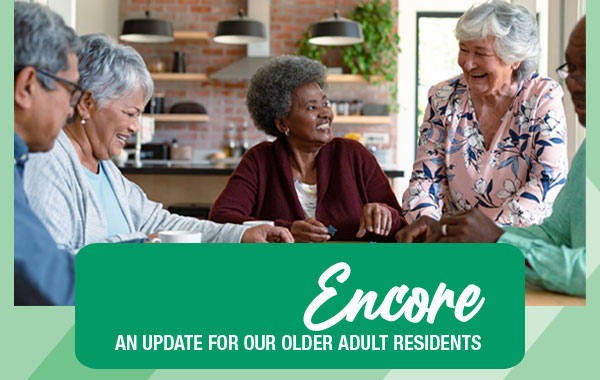 Older Adults Services - Encore newsletter cover