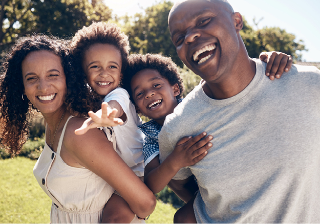 Health and Housing Summer Fest, Family outside