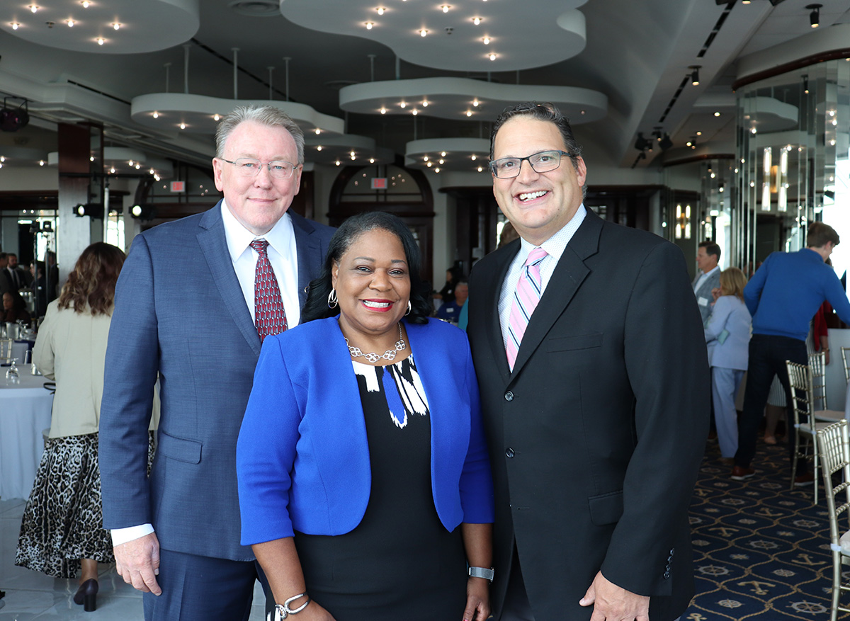 Macomb County Board of Commissioners Chair Don Brown, Wayne County Commission Chair Alisha Bell and Oakland County Board of Commissioners Chair David T. Woodward (left to right) came together on October 4 at the 16th Tri-County Summit to work toward solutions on regional issues.