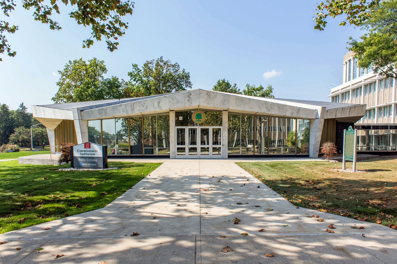 Board of Commissioners Atrium Exterior