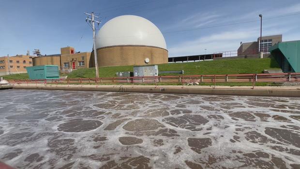 aeration tank and BioSolids dome