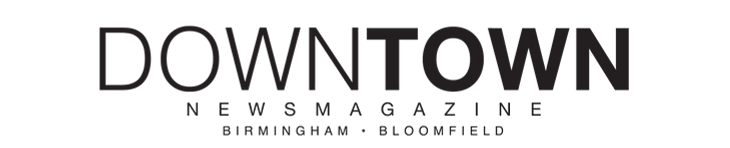 Downtown Magazine Logo Black Block Letters