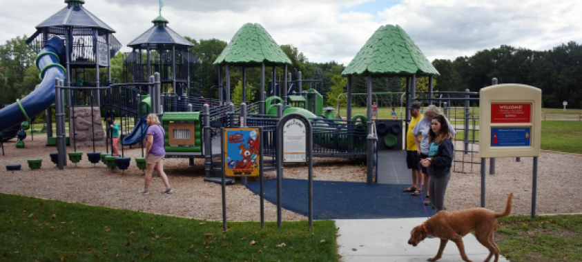 playgrounds; addison oaks